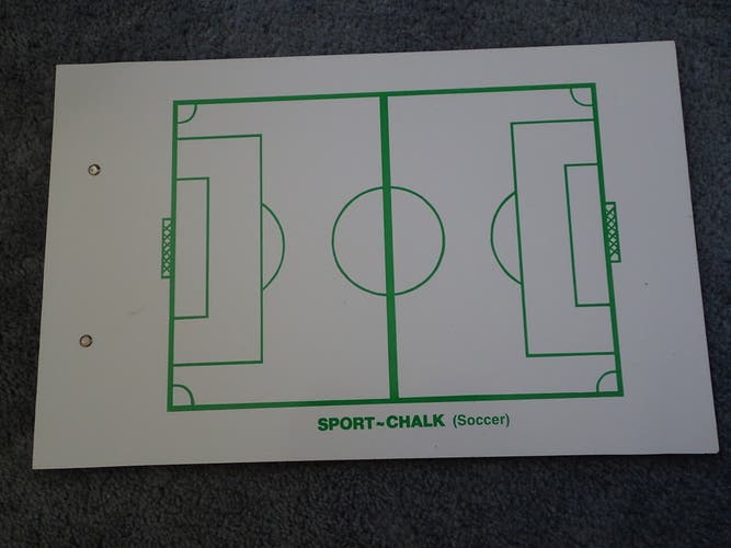 New Soccer Dry Erase Coaches Board 14.5" x 9.5"  (Coaches training aid