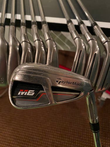 TaylorMade M6 Iron Set *9 CLUB SET* (Stiff Shafts) *Check Description For Details*