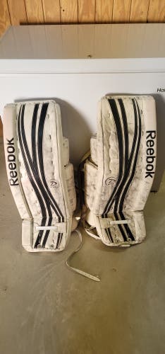 Used 33+1" Reebok 18K Goalie Leg Pads $125 obo