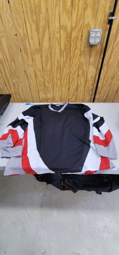 Black Adult Unisex Used Goalie Cut Jersey #35