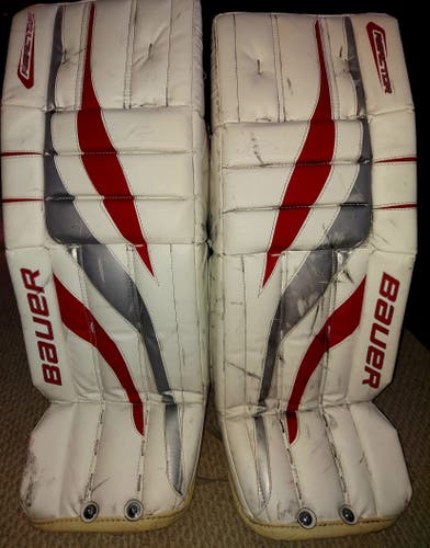 Used 32+1" Bauer Reactor 2000 Goalie Leg Pads