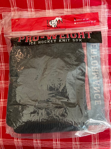 Brand new Black knit hockey socks 2 Pair