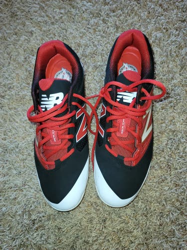 Red New Adult Men's Size 10 (Women's 11) Metal New Balance Low Cut 4040v3