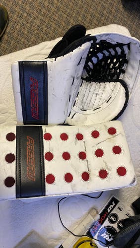 Used Regular Passau Glove And Blocker.