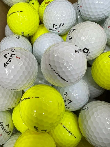 Callaway Chrome+/ Hex Chrome..12 Premium AAA Used Golf Balls