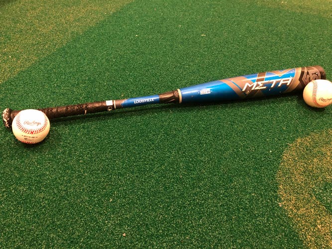 Used BBCOR Certified 2020 Louisville Slugger Alloy Meta Bat (-3) 29 oz 32"