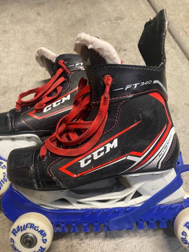 Junior CCM Regular Width  Size 2 JetSpeed FT340 Hockey Skates