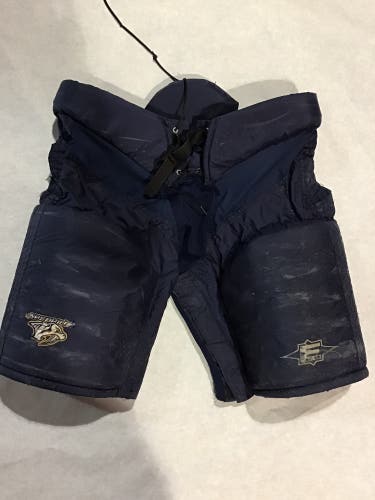 Nashville Predators Game Used Pro Stock Easton Padded Pant Shells Size 50