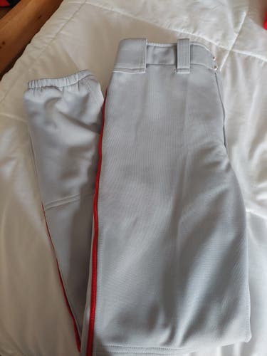 New Youth XL Mizuno Baseball Pants Gray