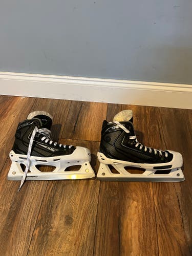 Senior Used CCM RibCor 44K Hockey Goalie Skates Regular Width Size 7.5
