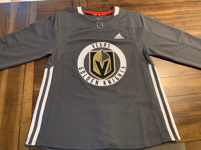 Vegas Golden Knights Gray Used Size 50 Adidas Jersey