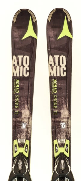 Used 2015 Atomic Nomad Smoke Ti Demo Ski with Bindings Size 164 (Option 212184)
