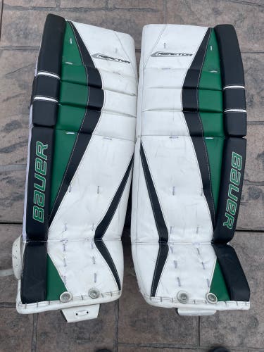 Bauer Reactor 7000 Goalie Leg Pads 33+1 Dallas Stars