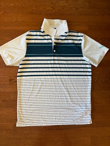 White Used Men's Adult Large Puma Shirt