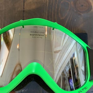 Green Unisex UVEX Double lens supravision super anti-fog Medium Ski Goggles