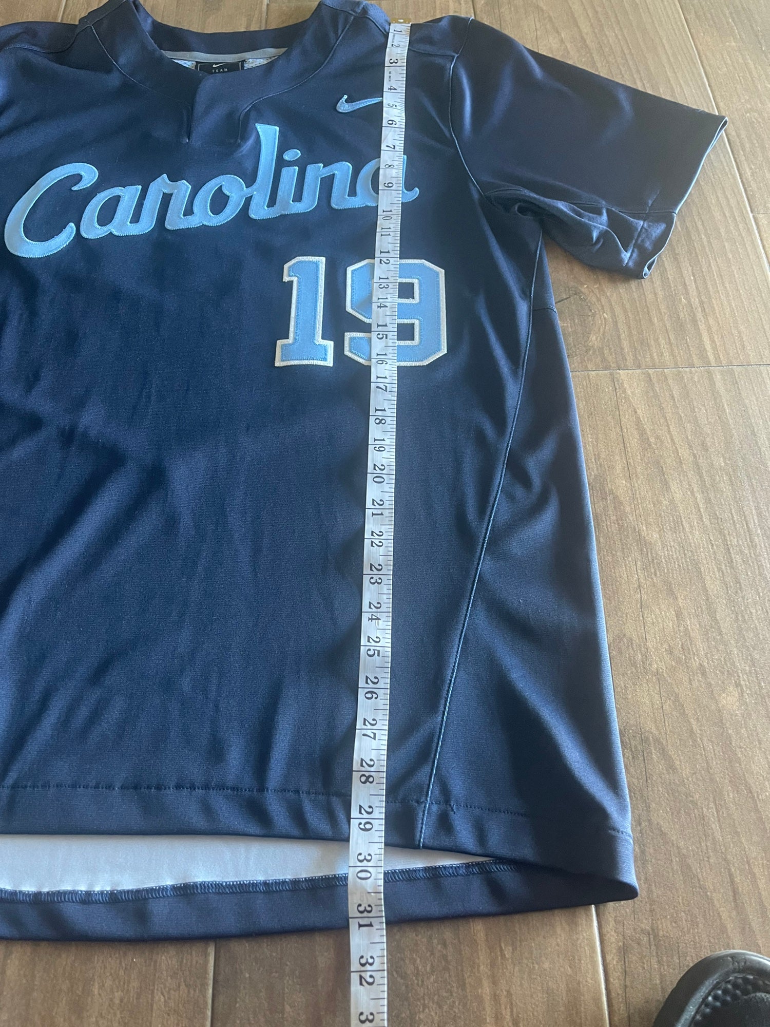 Nike Carolina Tar Heels S/S Baseball Jersey Mens L