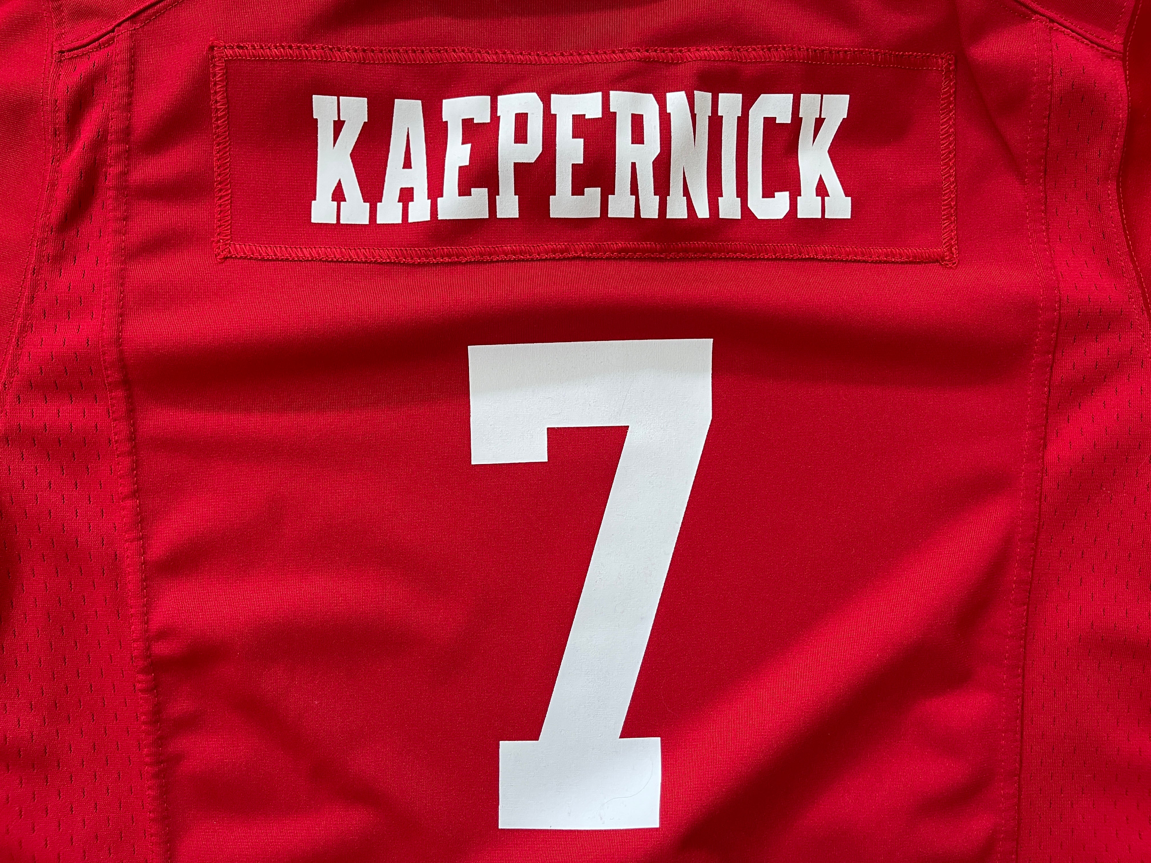 NFL Team Apparel Kaepernick Black Jersey Youth Size Medium 10/12