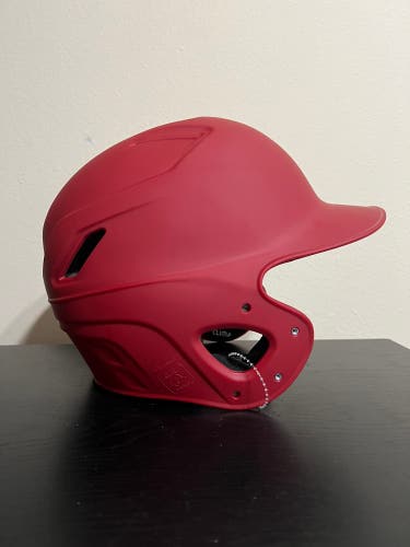 Adidas Matte Red Phenom Batting Helmet Large / Xtra Large