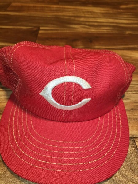 Vintage Cincinnati Reds MLB Snapback Mesh Trucker Hat 80s Annco