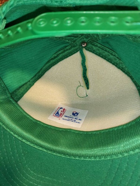 Vintage Rare Boston Celtics Corduroy NBA Sports Hat Cap Vtg