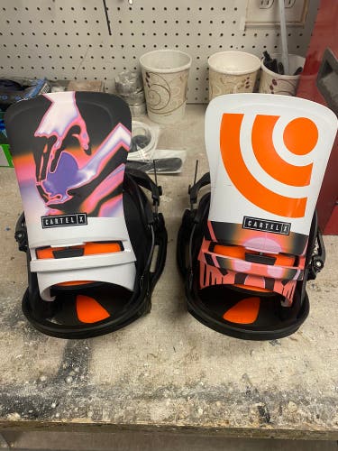 Men's Large Burton All Mountain Cartel X EST Snowboard Bindings