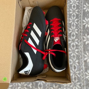 Black New Unisex Size 9.0 (Women's 10) Adidas Goletto VI Cleats