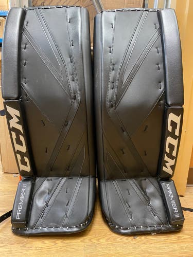 CCM Premier 2 Pro Goal Pads Sr Black 33+1