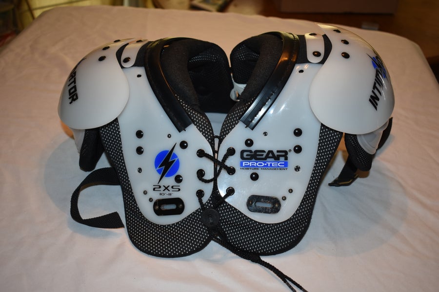 Gear Pro Tec Intimidator Youth Football Shoulder Pads, 2XS (10-11") - Top Condition!
