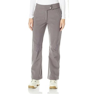 Gray Women's New White Sierra Full Moon Softshell XC Ski Pants w/ Fleece Lining size Small (SY968)