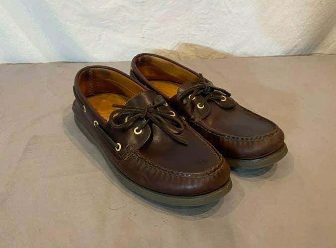 Sperry Top Sider Gold Cup Dark Brown Leather Boat Shoes US Men's 12 GREAT LOOK