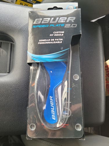Junior New Bauer Speed Plate 2.0 Hockey Skates Size 3
