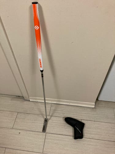 RH PING KARSTEN ZING ORANGE DOT PUTTER - NEW GRIP & HC