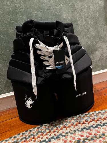 New Senior Small Bauer Pro Goalie Pants Northeastern Pro Stock