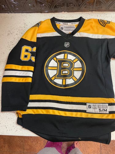 Bruins Used Youth Small Reebok Jersey