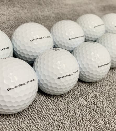 12 Used Titleist Pro V1 / Pro V1x Golf Balls (AAAAA)