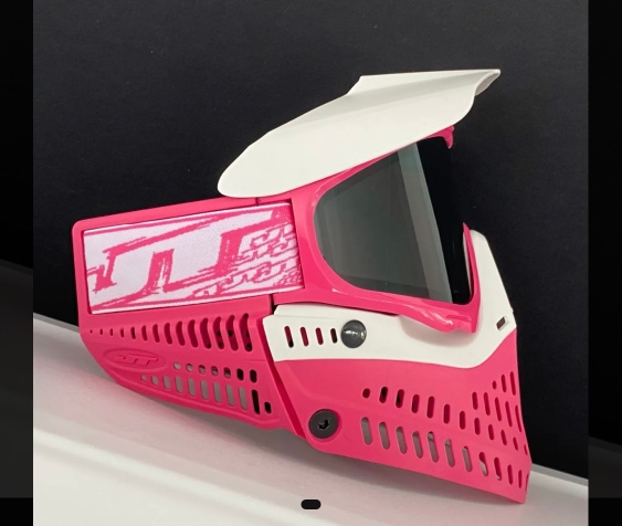 New LE JT Proflex paintball mask Pink/ White
