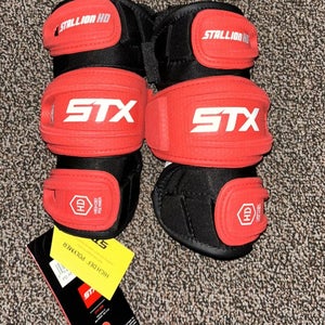 New STX Stallion HD Arm Pads lax lacrosse RED elbow NWT
