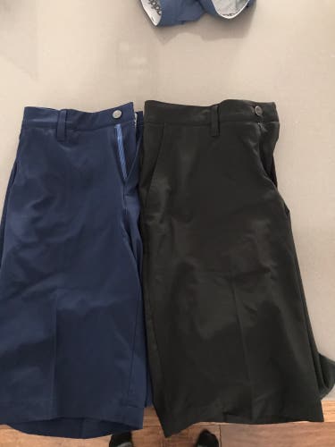 2 Pair Adidas Ultimate365 Golf Short 30 W Black and Navy