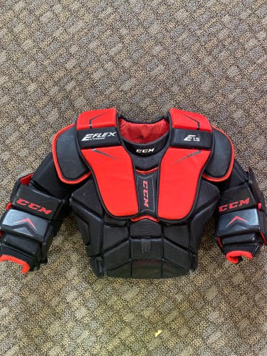 Used Large CCM  Extreme Flex E1.5 Goalie Chest Protector