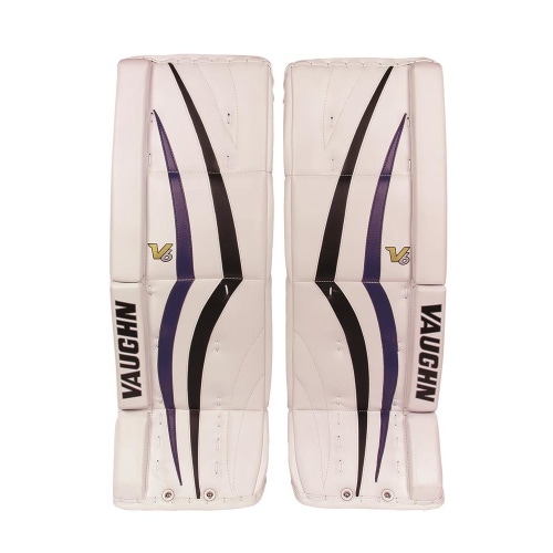 New Vaughn 1100i Int goalie leg pads Black/ Blue 31"+2 Velocity V6 ice hockey
