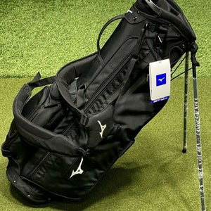 Mizuno BR-D3 Golf Stand Carry Bag BLACK 4-Way Divider w/ Rain Hood Mint #86730