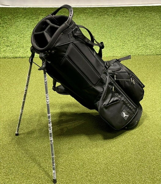 Mizuno BR-D3 Golf Stand Carry Bag BLACK 4-Way Divider w/ Rain Hood Mint  #86730 | SidelineSwap