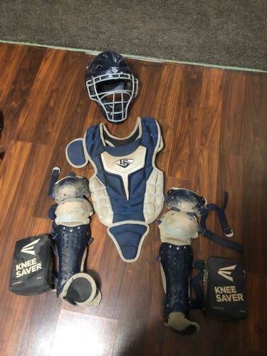 Used Louisville Slugger Catcher's Set