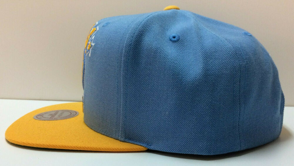 Pro Standard x NBA Golden State Warriors Leather Brim Hat (blue / royal)