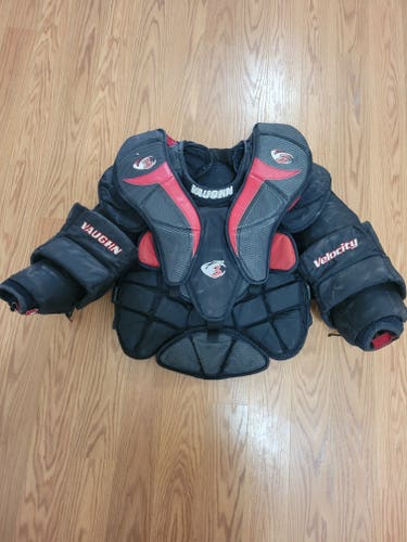 Large Vaughn Velocity 3 7500 Goalie Chest Protector