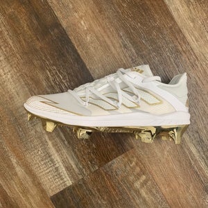 ADIZERO AFTERBURNER 7 GOLD TPU BASEBALL CLEATS (New) Size: 8.5