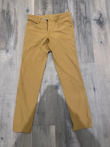 Lululemon Mens ABC Pant 34” Artifact Khaki