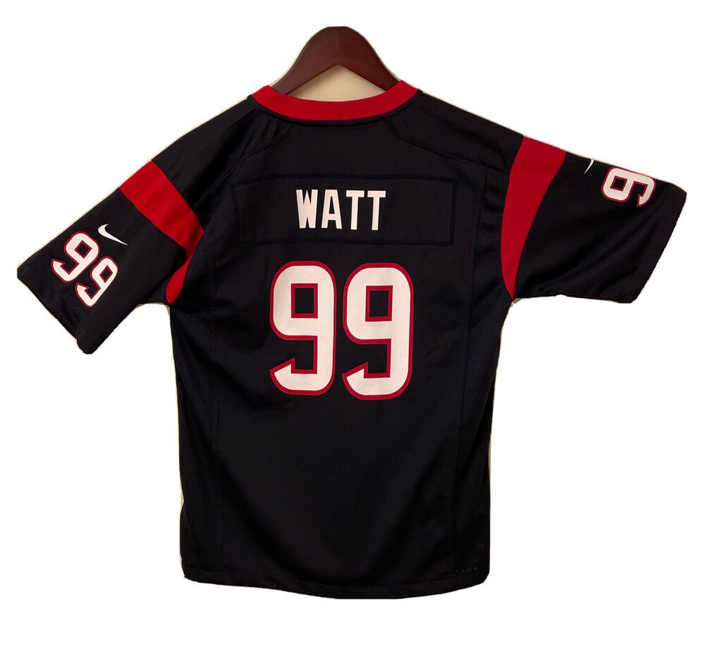 : NFL PRO LINE Women's J.J. Watt Navy Houston