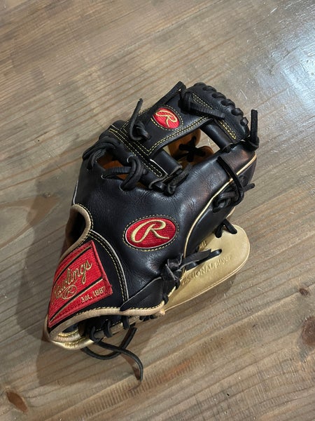 Used Rawlings Right Hand Throw Infield Heart of the Hide Baseball Glove 11.5" Contour Fit