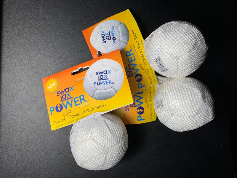 Swax Lax POWER Soft Weighted Lacrosse Training Ball 3-Pack